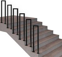 Offre Spéciale Golden Steps Banister Main courante Rail de sécurité Rampe d'escalier intérieur avec kit de support