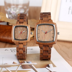 Orologi in <span class=keywords><strong>legno</strong></span> fatti a mano con etichetta privata per uomo e <span class=keywords><strong>donna</strong></span> <span class=keywords><strong>orologio</strong></span> da uomo in <span class=keywords><strong>legno</strong></span> con coppia amante Unisex - Product Image 3