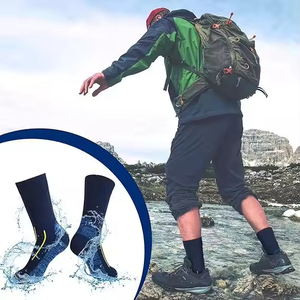 Wholesale Custom Logo Professional Outdoor Sports Waterproof <b>Socks</b> – Men's Athletic Warm Climbing Diving Beach Nylon Hiking <b>Sock</b> - Product Image 6