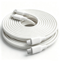 Câble de synchronisation de données, câble tressé durable, câble USB C de voyage, câble USB C, charge rapide pour Mac Book, tablette