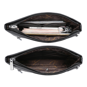 <span class=keywords><strong>Mew</strong></span>-Pochette classique de style rétro pour hommes, pochette en cuir PU, sac à main décontracté à carreaux, vente en gros de pochettes pour hommes - Product Image 2
