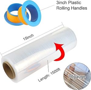 Film rétractable Huamaohengchun LLDPE HDPE pour palettes, ruban adhésif d'emballage robuste et durable, épaisseur 3mil/6mil - Product Image 2