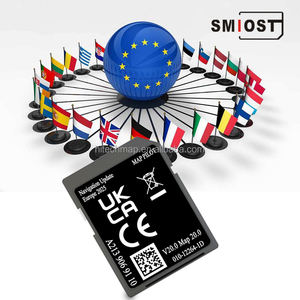 SMIOST pour <span class=keywords><strong>Garmin</strong></span> <span class=keywords><strong>GPS</strong></span> Navigation de voiture conviviale carte mémoire CID SD personnalisée pour Mercedes A213 V20 classe Europe - Product Image 1