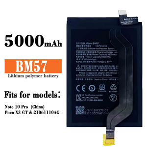 4800mAh pour xiaomi Bm57 <span class=keywords><strong>Batterie</strong></span> pour <span class=keywords><strong>Redmi</strong></span> Note10 Pro 5G <span class=keywords><strong>Batterie</strong></span> pour <span class=keywords><strong>Redmi</strong></span> Note10 Pro - Product Image 2