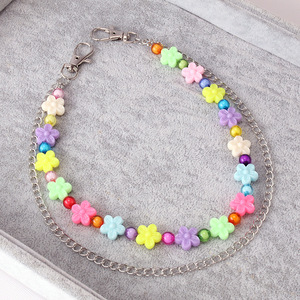 Acrylic Double Layer Butterfly <b>Waist</b> <b>Chain</b> Metal Pants <b>Chain</b> For Daily Wear Unisex Fashion Body <b>Chain</b> - Product Image 4