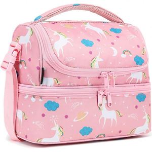 Bolsa Térmica para Almuerzo de Doble Capa con Diseño de Unicornio, Bolsa Grande para Niños y Adultos, Correa Ajustable, Diseño Moderno para Niños y Hombres - Product Image 1