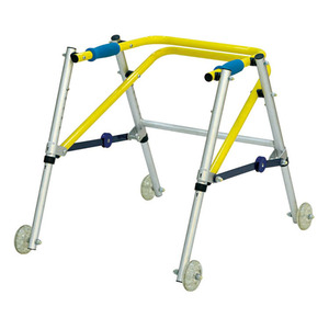 Aide à la marche pédiatrique Paralysie cérébrale Marcheur pour enfant Marcheur hémiplégique Formation des membres inférieurs Marcheur à cadre debout avec roues - Product Image 1