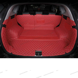 Esteras de cuero para maletero de coche para <span class=keywords><strong>Hyundai</strong></span> <span class=keywords><strong>Tucson</strong></span> 2020 2021 2022 nx4 maletero trasero asiento interior cubierta de forro de carga estilo <span class=keywords><strong>2023</strong></span> 2024 2025 - Product Image 4
