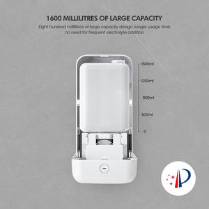 Dispenser di sapone per Hotel con supporto a parete Design moderno facile da spremere ABS piatto con funzione di schiuma per lavello da cucina - Product Image 4