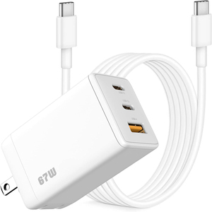 <span class=keywords><strong>Cargador</strong></span> USB-C Kabbol <span class=keywords><strong>de</strong></span> 65W, <span class=keywords><strong>Cargador</strong></span> Rápido <span class=keywords><strong>de</strong></span> Pared con 3 Puertos Tipo C y QC3.0 para <span class=keywords><strong>Mac</strong></span> Book Pro/<span class=keywords><strong>Air</strong></span> y Teléfonos Móviles - Product Image 6