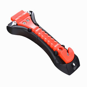 Sabuk Pengaman Mobil, Sabuk Pisau Pengaman Palu Keselamatan Darurat 2 In 1, Palu Keselamatan Mobil Baja Karbon ABS, Sabuk Pisau Pengaman - Product Image 1