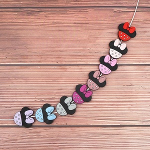 Nouveau design, jouet de dentition amusant, perles à mâcher en silicone détachables pour bijoux, chaîne de sucette, accessoires cadeaux - Product Image 3