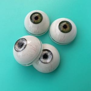 Novo estilo 24mm 26mm 30mm 32mm tamanho grande simulação acrílico bloodshot olhos para brinquedo e boneca - Product Image 4