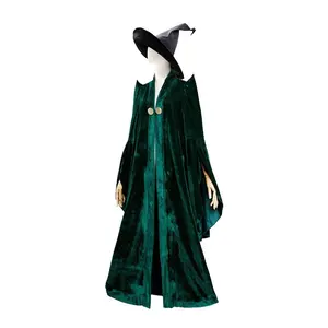 Robe de Président de la Sorcellerie et de la Magie de l'École de Sorcellerie d'Écho Hogwarts, Costume d'Halloween avec Cape pour Femmes Adultes - Product Image 5