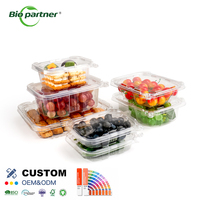 Contenitore per Alimenti in Plastica con Logo Personalizzato, Scatola Sigillata in PET per Pasticceria e Snack