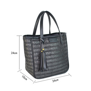 Chic Fashion Straw Hand <b>Bag</b> Trendy Popular Handbag Delicate <b>Bags</b> Women Handbag <b>Ladies</b> for Girls for Travel <b>Shopping</b> Beach - Product Image 2