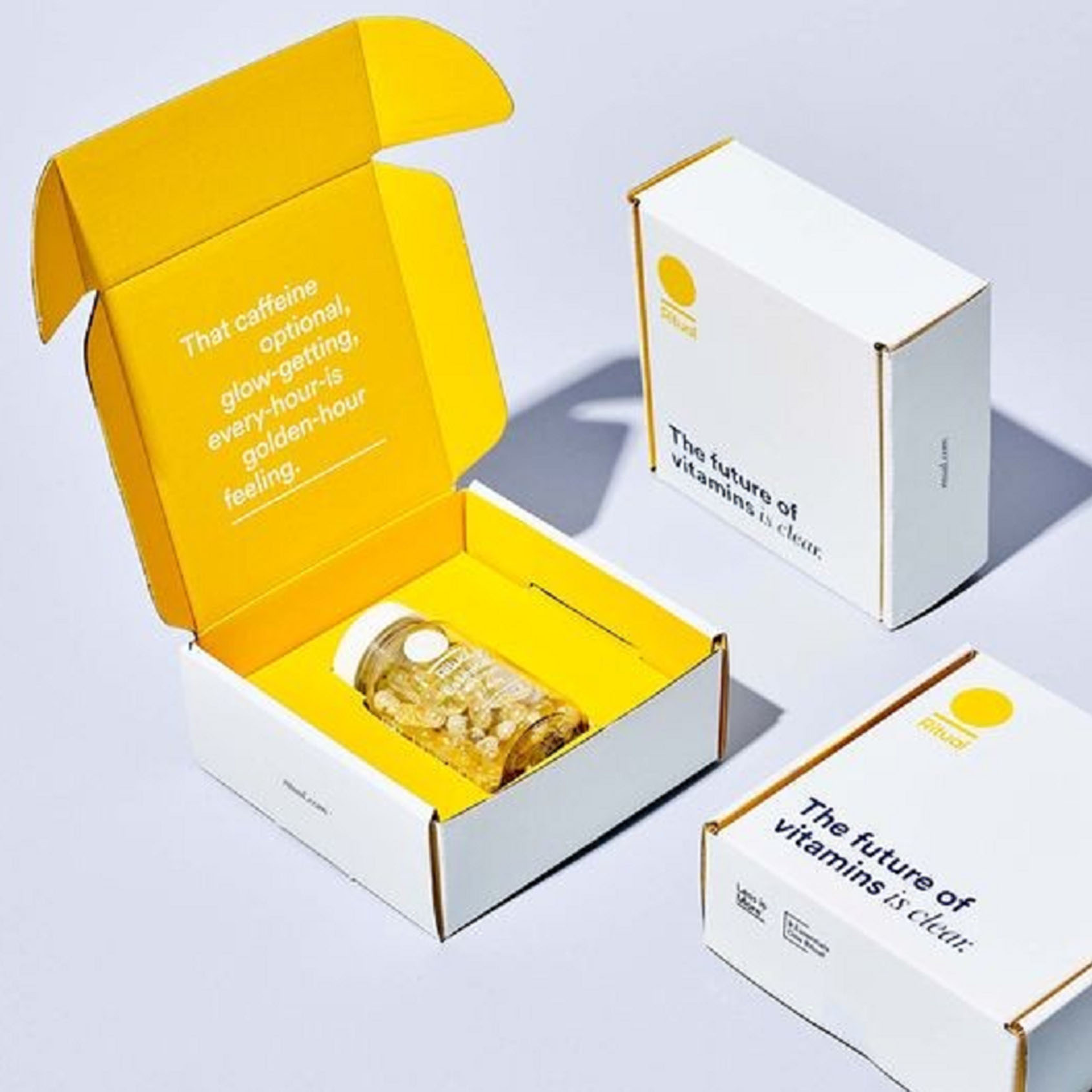 Напечатанные на заказ гофрированные коробки для одежды и телефона, черные картонные коробки