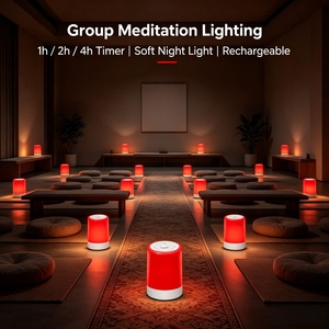 660nm Red Light Therapy Lamp ABS Square Design Skin Rejuvenation Sleep Improvement SAD Therapy for Facial Care Home Use - Product Image 1