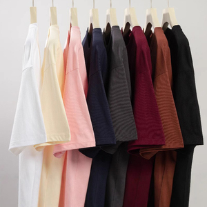 เสื้อยืดผู้ชายผ้าฝ้ายแท้คุณภาพสูง หนัก 260 กรัม สไตล์วินเทจ  รับสกรีนโลโก้ ทรงหลวมไหล่ตก  แบบยูนิเซ็กส์ สำหรับฤดูร้อน - Product Image 3