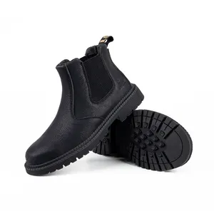 新しいスタイル2024産業用アンチスマッシングワーク女性保護靴ブーツ労働者耐水性安全靴