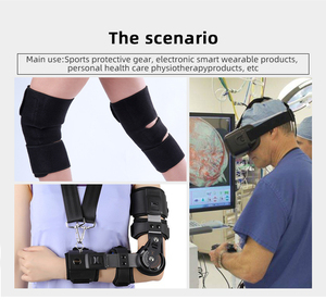 Tùy chỉnh ba lớp móc và vòng lặp ma thuật Vải Nhiều Lớp PU bọt Composite vải đàn hồi OK CPAP Headband vải - Product Image 2