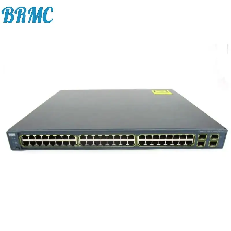 WS-C3560-48TS-S 3560 series Switch 48 10/100 + 4 SFP ports WS-C3560-48TS-S jaringan terbaik digunakan