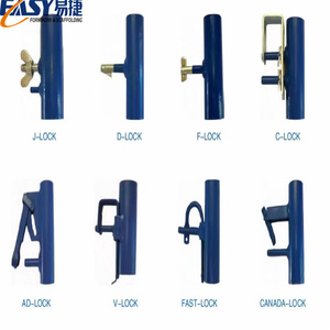 Dễ dàng xây dựng Thang giàn giáo bộ phận mạ kẽm Q235 giàn giáo Khóa Pin cho <span class=keywords><strong>H</strong></span> khung giàn giáo - Product Image 3