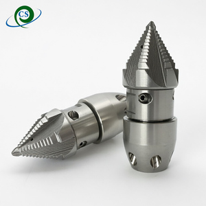 Nouvelle buse de déboucheur de canalisations haute performance de la marque CS - Buse rotative haute pression en acier inoxydable 304 pour le <span class=keywords><strong>débouchage</strong></span> des drains - Product Image 1