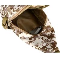 Bolsa Táctica de Pecho Impermeable de Nailon 1000D, Camuflaje, Molle, Múltiples Bolsillos, Cierre de Cremallera Ajustable, Acceso Rápido, para Caza al Aire Libre