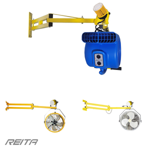 <span class=keywords><strong>REITA</strong></span> – Éclairage de quai d'entrepôt de haute qualité, 30W LED, avec bras flexible et ventilateur – Approvisionnement direct usine - Product Image 2
