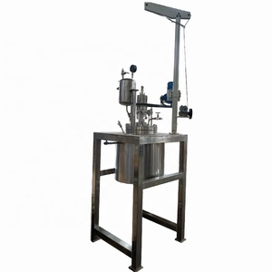 Borui reaktor kimia otoklaf aliran steker baja tahan karat 1L dengan pengaduk - Product Image 3