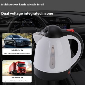 Bollitore Portatile <span class=keywords><strong>Dadu</strong></span> 12V/24V per Auto e Camion Grandi, Spegnimento Automatico con Accendisigari, Metallo Resistente, Garanzia 1 Anno - Product Image 5