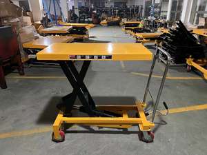 Gunting tunggal 1000kg 1m, <span class=keywords><strong>Platform</strong></span> pengangkat hidrolik Manual kualitas tinggi - Product Image 2