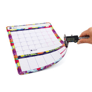 Grand tampon magnétique isotrope carré Feuille d'aimant en caoutchouc blanc flexible pour usage industriel Découpe d'aimant publicitaire - Product Image 2