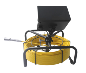 Câmera de Inspeção de Drenagem Profissional com Tela HD de 7 polegadas e 12 LEDs para Inspeção de Tubos e Cilindros - Product Image 4