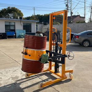 Ltmg 2m 3m ידני הידראולי תוף להרים stacker יד מעקה כף היד עם מלחציים דלי - Product Image 2