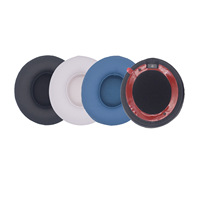 Almohadillas de Repuesto para Auriculares Beats Solo 4, Almohadillas de Espuma Viscoelástica y Cuero Proteico para Auriculares Inalámbricos Beats Solo4