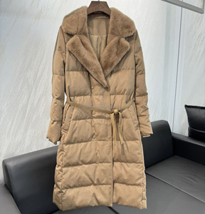 Women Long Quilted Down Coat Hooded Winter Puffer Jacket Thick Warm Outdoor Cold Weather Parka - Product Image 4