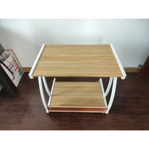 Modern Quality Mini Size Space Saving Bedroom Customizable Color Sofa Side Coffee Table With Wheels