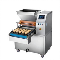Machine commerciale automatique électrique pour garniture de gâteaux faite à la main, mini-biscuits, coupes de pâtisserie et crème