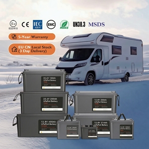 Batería Lithtech OEM Económica Lifepo4 12v 24v 36v 48v 200AH, Baterías de Iones de Litio Recargables para Automóviles - Product Image 3