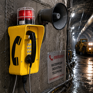Dispositif d'urgence extérieur pour diffusion et appels vocaux avec klaxon balise pour usage en projet, fournisseur de téléphones industriels étanches - Product Image 6
