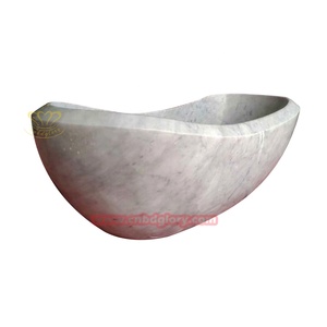 Mármore autônomo moderno para o projeto do banheiro inclui escorredor para Hotéis Villas Parques Espaços Privados Massagem Praça Oval - Product Image 3