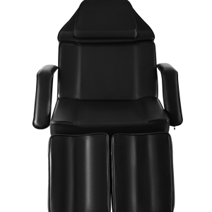 Commercio all'ingrosso stile tradizionale letto nero di bellezza sedia di massaggio facciale con la gamba regolabile per Spa e tatuaggio fatto - Product Image 2