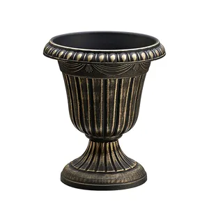 Vaso de flores de cerâmica para decoração de jardim grande ao ar livre de qualidade alimentar