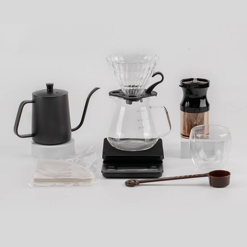 Portable travel-friendly Pour-over coffee set with luxury gift bag