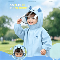 Imperméable une pièce pour enfants, protection contre les fortes pluies, utilisation en maternelle et en primaire, conçu pour les garçons et les filles, couverture intégrale du corps