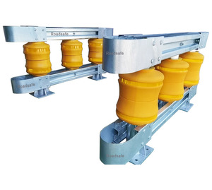 Système de barrière de sécurité routière à rouleaux anti-impact, garde-corps rotatif pour autoroute, interchange, pont, zone courbe - Product Image 6