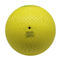 Ballon de terrain de jeu gonflable bleu très vendu, 8,5 pouces, en caoutchouc, certifié ISO9002, option de logo personnalisé pour les sports scolaires