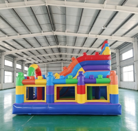 Offre Spéciale : Trampoline Gonflable Commercial de Qualité Supérieure avec Toboggan Intégré pour Location et Événements – Direct Usine